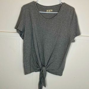 Madewell Front Knot Tee